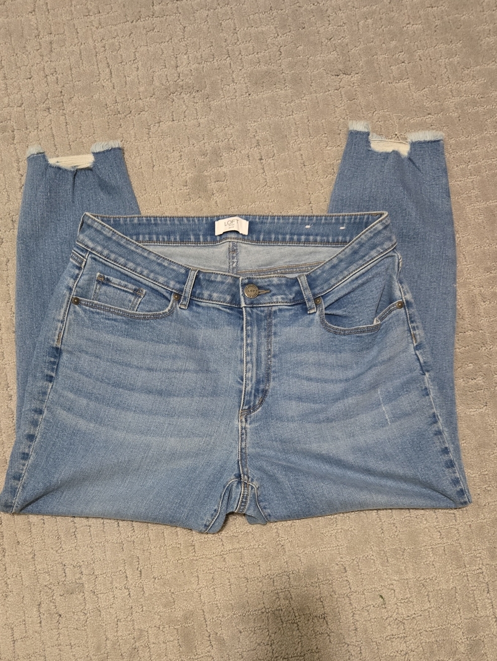 LOFT Outlet Petite Curvy Skinny Ankle Jeans